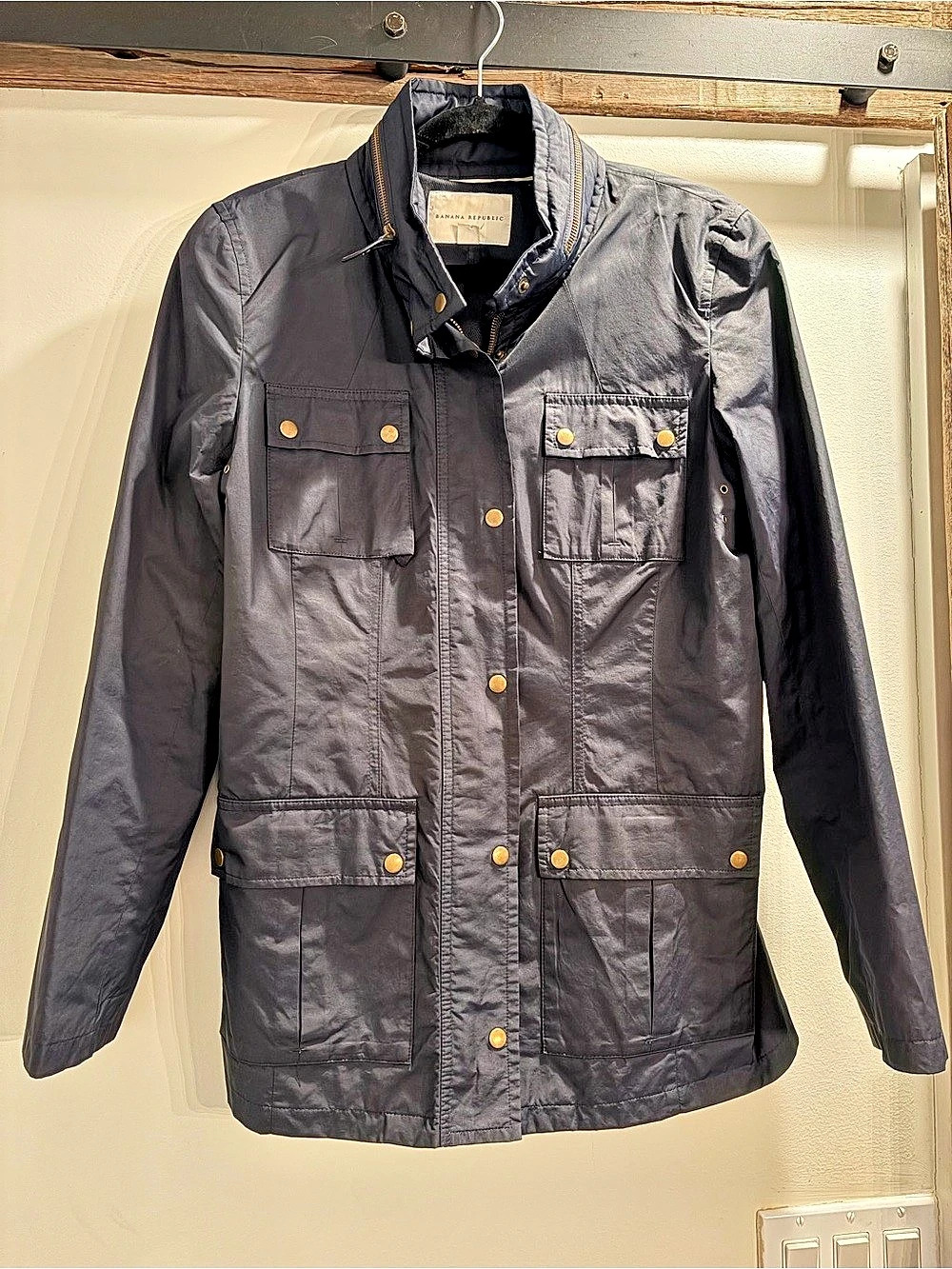 Banana Republic Utility Jacket in Navy Size Large Like New